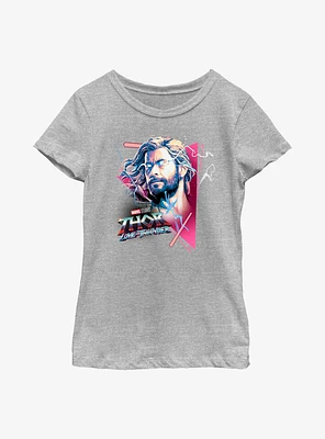 Marvel Thor: Love And Thunder Triangle God Youth Girls T-Shirt
