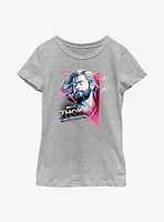 Marvel Thor: Love And Thunder Triangle God Youth Girls T-Shirt