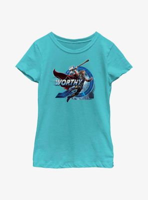 Marvel Thor: Love And Thunder Worthy Jump Youth Girls T-Shirt