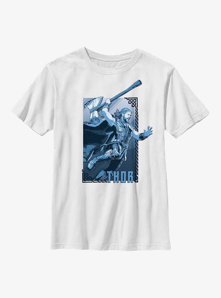 Marvel Thor: Love And Thunder Axe Leap Hero Youth T-Shirt