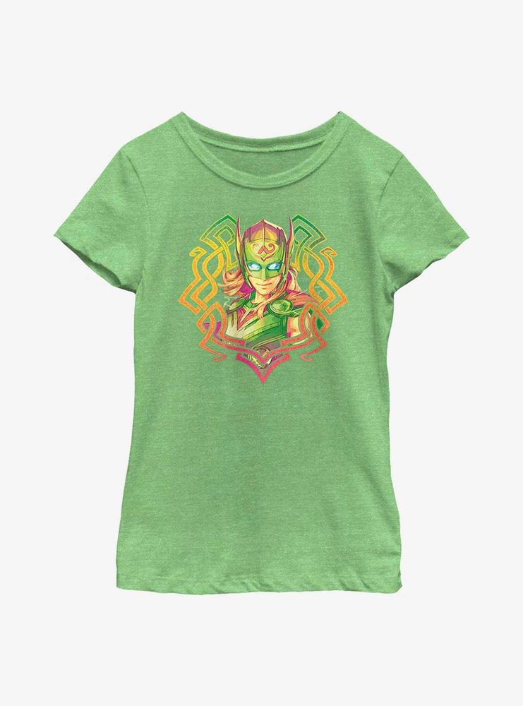 Marvel Thor: Love And Thunder Thor Badge Youth Girls T-Shirt