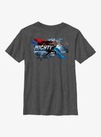 Marvel Thor: Love And Thunder Dashing Mighty Thor Youth T-Shirt