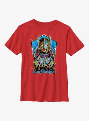 Marvel Thor: Love And Thunder Badge Of Thor Youth T-Shirt