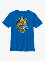 Marvel Thor: Love And Thunder Comic Circle Badge Youth T-Shirt