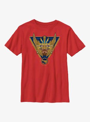 Marvel Thor: Love And Thunder Electric Triangle Badge Youth T-Shirt