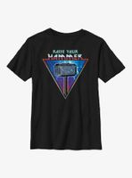 Marvel Thor: Love And Thunder Mjolnir Raise Your Hammer Youth T-Shirt