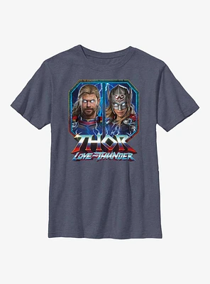 Marvel Thor: Love And Thunder Portraits Boxup Youth T-Shirt
