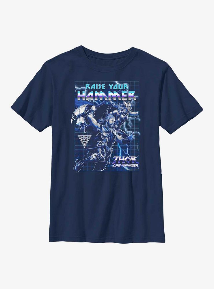 Marvel Thor: Love And Thunder Raise Your Hammer Youth T-Shirt