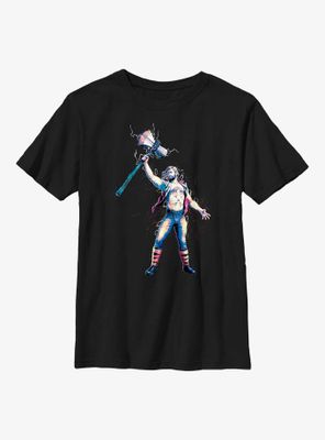 Marvel Thor: Love And Thunder Stormbreaker Salute Youth T-Shirt