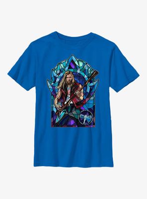 Marvel Thor: Love And Thunder Stained Glass Youth T-Shirt
