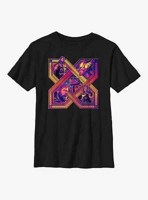 Marvel Thor: Love And Thunder X Lockup Youth T-Shirt