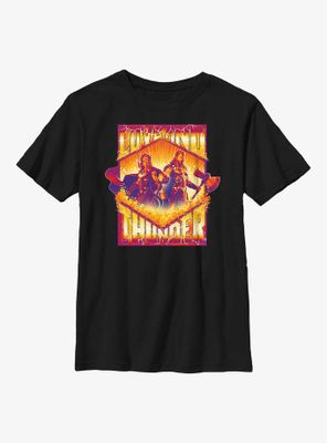 Marvel Thor: Love And Thunder Duo Badge Youth T-Shirt