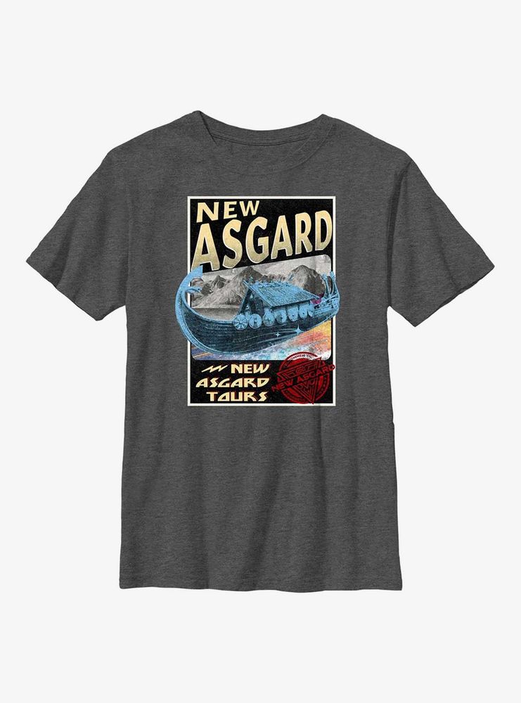 Marvel Thor: Love And Thunder New Asgard Destination Youth T-Shirt