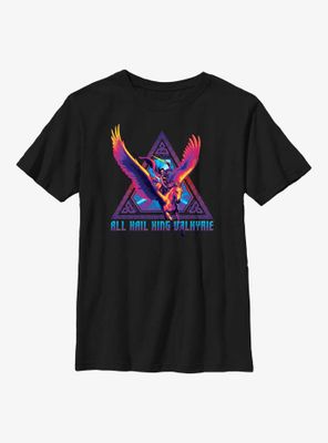 Marvel Thor: Love And Thunder Valkyrie Triangle Badge Youth T-Shirt