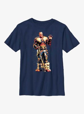 Marvel Thor: Love And Thunder Splatter Paint Korg Youth T-Shirt