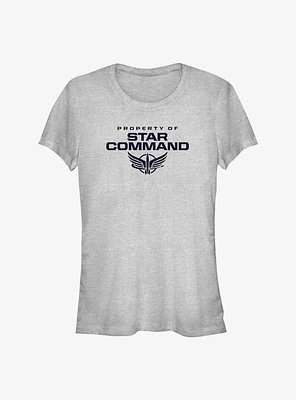 Disney Pixar Lightyear Property Of Star Command Girls T-Shirt