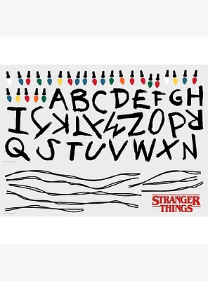 Stranger Things Christmas Light Peel & Stick Giant Wall Decals
