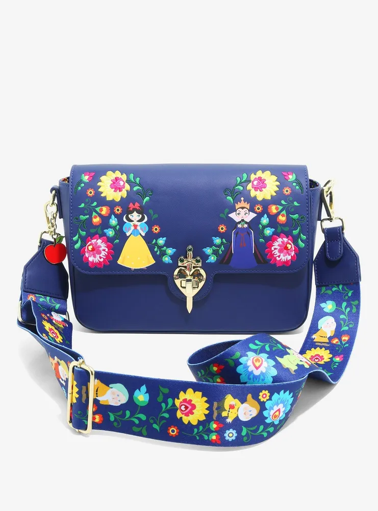 Loungefly Disney Snow White and the Seven Dwarves Folk Character Crossbody Bag - BoxLunch Exclusive