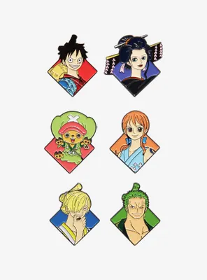 One Piece Wano Country Portrait Blind Bag Enamel Pin