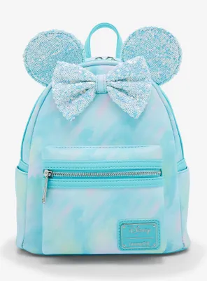 Loungefly Disney Minnie Mouse Sequin Bow Mini Backpack - BoxLunch Exclusive