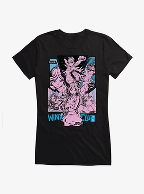 Winx Club Comic Fairies Girl's T-Shirt