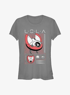 Star Wars Obi-Wan Kenobi Lola Schematic Girls T-Shirt