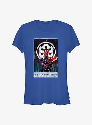Star Wars Obi-Wan Kenobi Sister Tarot Card Girls T-Shirt