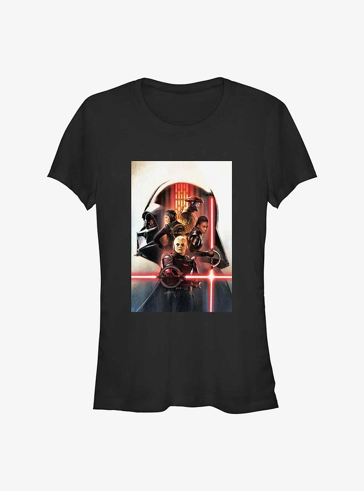 Star Wars Obi-Wan Kenobi Vader Profile Poster Girls T-Shirt