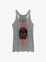 Star Wars Obi-Wan Kenobi Purge Trooper Head Girls Tank Top