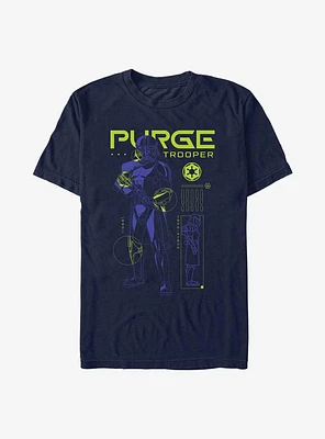 Star Wars Obi-Wan Kenobi Purge Trooper Schematic T-Shirt