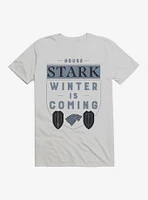 Game Of Thrones House Stark Words Script T-Shirt