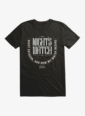 Game Of Thrones The Night's Watch Shields T-Shirt