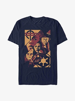 Star Wars Obi-Wan Kenobi Split Panels T-Shirt