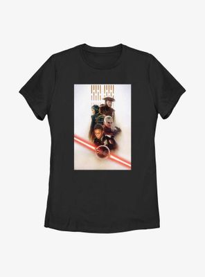 Star Wars Obi-Wan Kenobi Character Poster Womens T-Shirt
