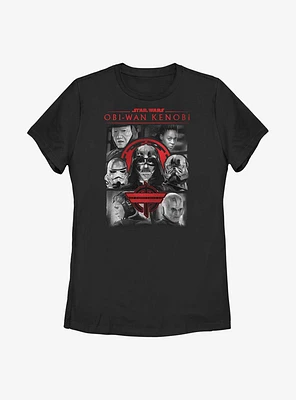 Star Wars Obi-Wan Kenobi Inquisitors Panels Womens T-Shirt