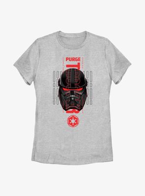 Star Wars Obi-Wan Kenobi Purge Trooper Head Womens T-Shirt