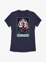 Star Wars Obi-Wan Kenobi 3rd Sister Tarot Card Womens T-Shirt