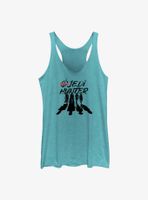 Star Wars Obi-Wan Kenobi Jedi Hunter Silhouettes Womens Tank Top