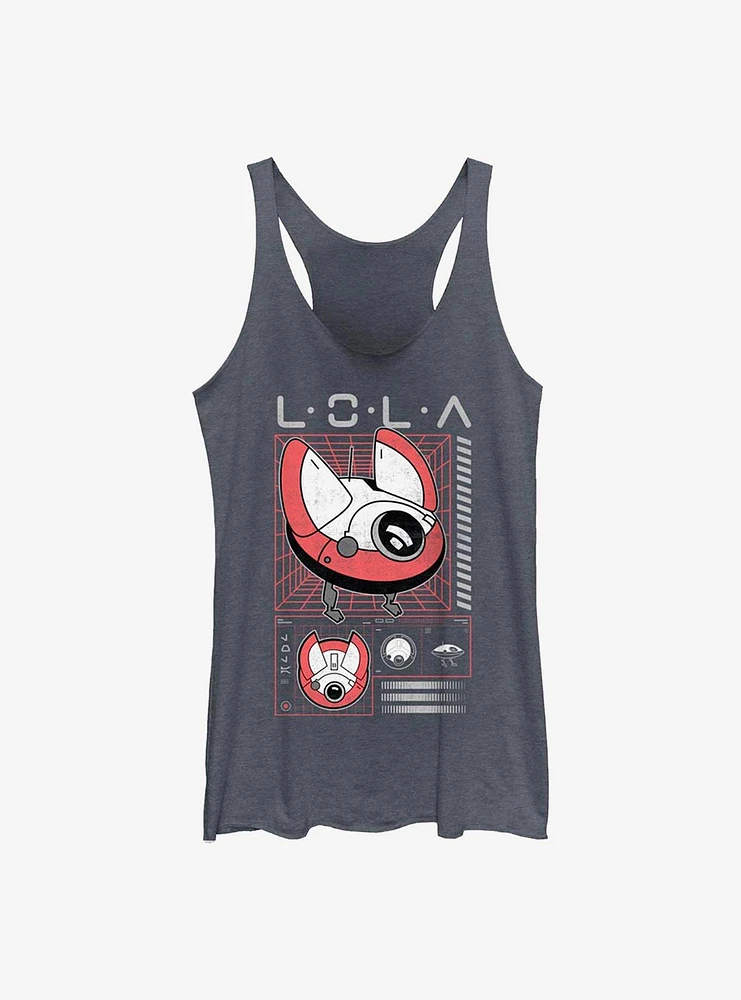 Star Wars Obi-Wan Kenobi Lola Blueprint Womens Tank Top