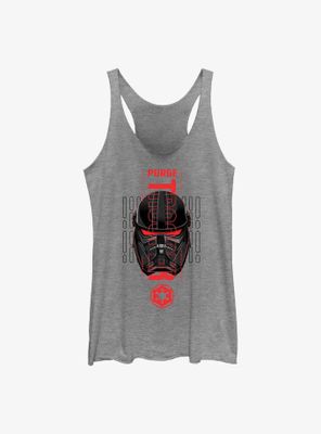 Star Wars Obi-Wan Kenobi Purge Trooper Head Womens Tank Top