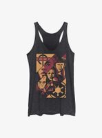 Star Wars Obi-Wan Kenobi Split Panels Womens Tank Top