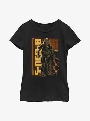 Star Wars Obi-Wan Kenobi 5-NED-B Droid Youth Girls T-Shirt