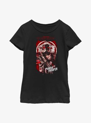 Star Wars Obi-Wan Kenobi Purge Trooper Youth Girls T-Shirt