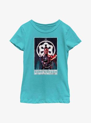 Star Wars Obi-Wan Kenobi 3rd Sister Tarot Card Youth Girls T-Shirt