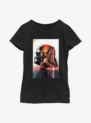 Star Wars Obi-Wan Kenobi Vader Profile Poster Youth Girls T-Shirt