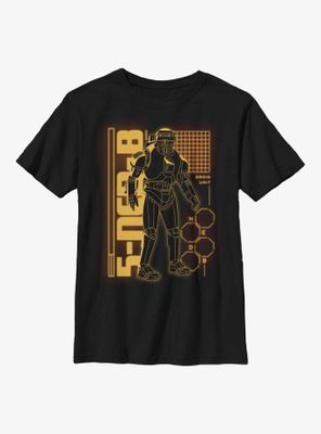 Star Wars Obi-Wan Kenobi 5-NED-B Droid Youth T-Shirt