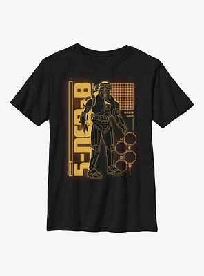 Star Wars Obi-Wan Kenobi 5-NED-B Droid Youth T-Shirt