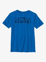 Star Wars Obi-Wan Kenobi Logo Weathered Youth T-Shirt
