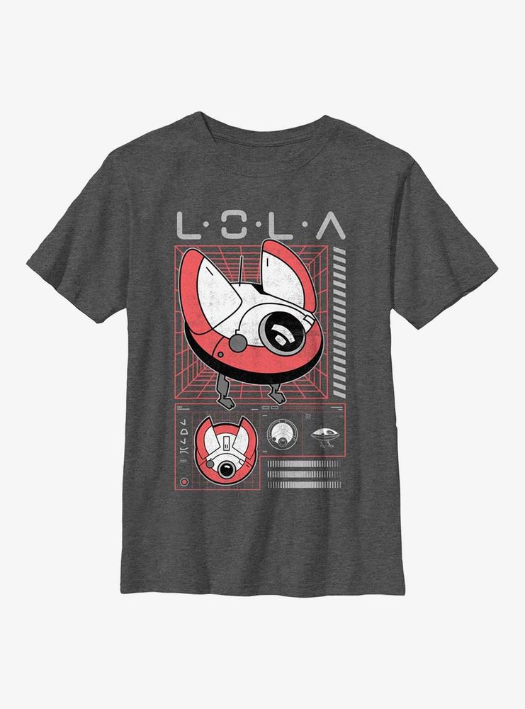 Star Wars Obi-Wan Kenobi Lola Blueprint Youth T-Shirt