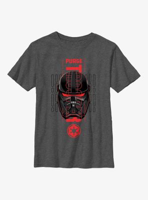 Star Wars Obi-Wan Kenobi Purge Trooper Head Youth T-Shirt